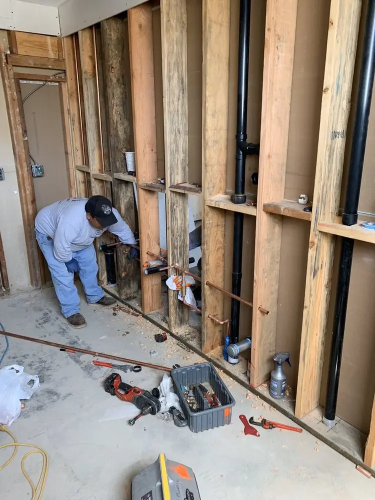 Commercial rough-in plumbing for Water Heater Replacement in Keene
